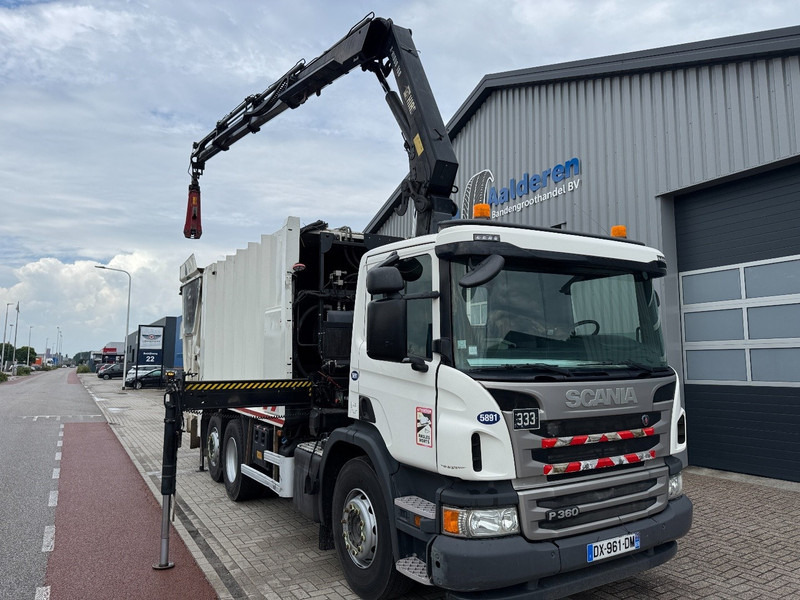 Crane truck Scania P360 6x2, HIAB 188 E-3, SEMAT Evolupac: picture 6