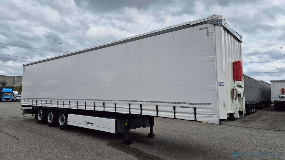 KRONE SD PROFI LINER + paletový koš + 2 x zvedací náprava - Curtainsider semi-trailer: picture 1 KRONE SD PROFI LINER + paletový koš + 2 x zvedací náprava - Curtainsider semi-trailer: picture 1