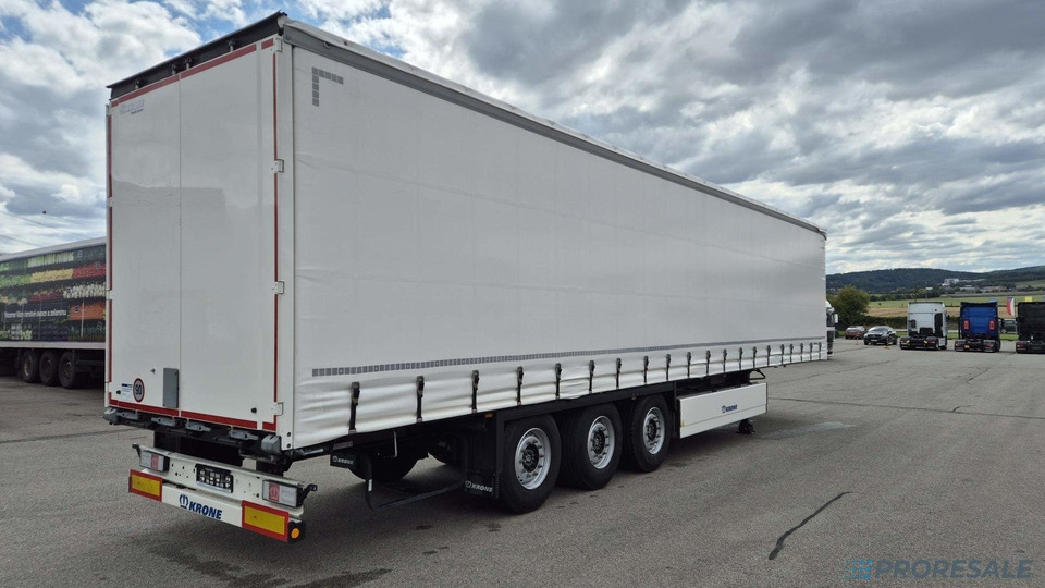 KRONE SD PROFI LINER + paletový koš + 2 x zvedací náprava - Curtainsider semi-trailer: picture 3 KRONE SD PROFI LINER + paletový koš + 2 x zvedací náprava - Curtainsider semi-trailer: picture 3
