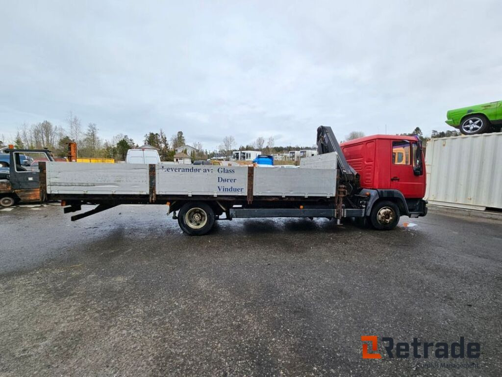 2004 mod.MAN kranbil - Dropside/ Flatbed truck, Crane truck: picture 2 2004 mod.MAN kranbil - Dropside/ Flatbed truck, Crane truck: picture 2