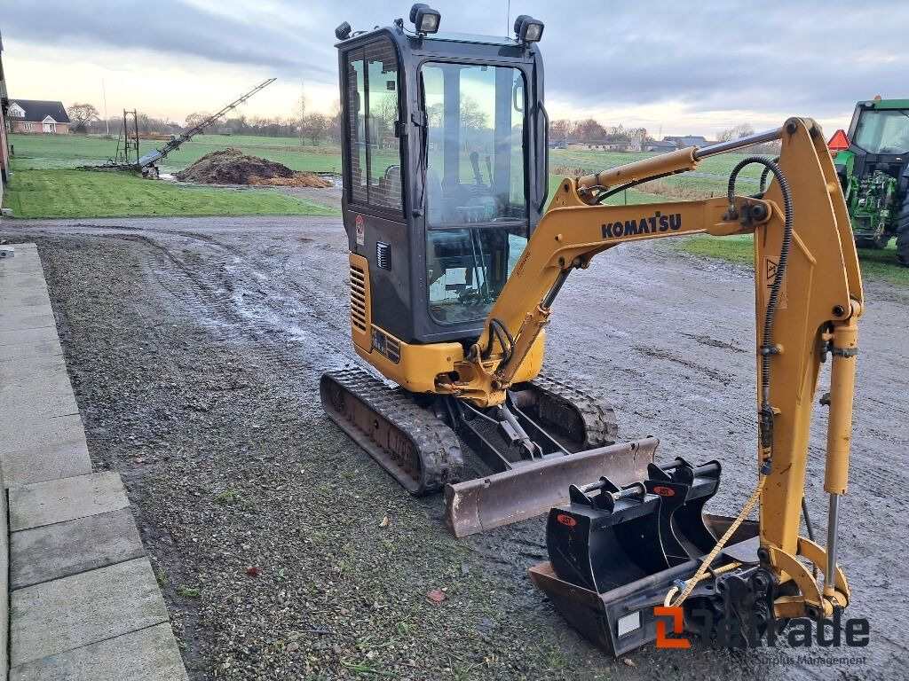 Minigraver Komatsu PC16R-3HS Lavt timetal! - Construction machinery: picture 3 Minigraver Komatsu PC16R-3HS Lavt timetal! - Construction machinery: picture 3