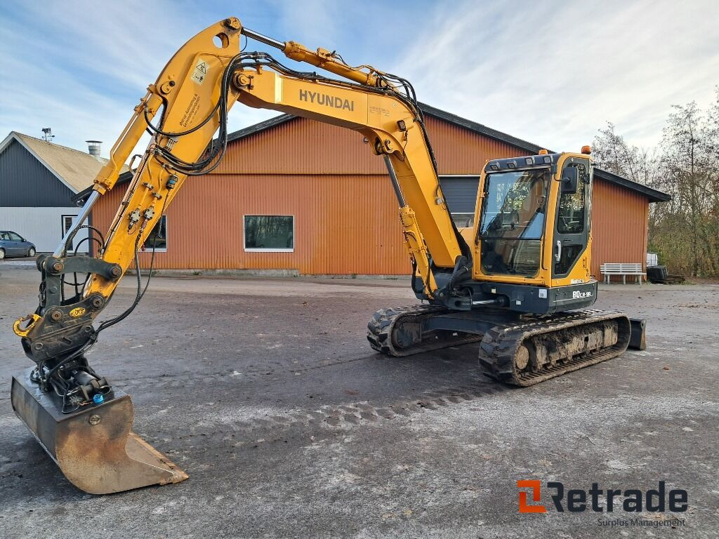 Gravemaskine Hyundai Robex 80 Cr 9A inkl. Sortergrab, tilt skovl og 3 skovle - Crawler excavator: picture 1 Gravemaskine Hyundai Robex 80 Cr 9A inkl. Sortergrab, tilt skovl og 3 skovle - Crawler excavator: picture 1