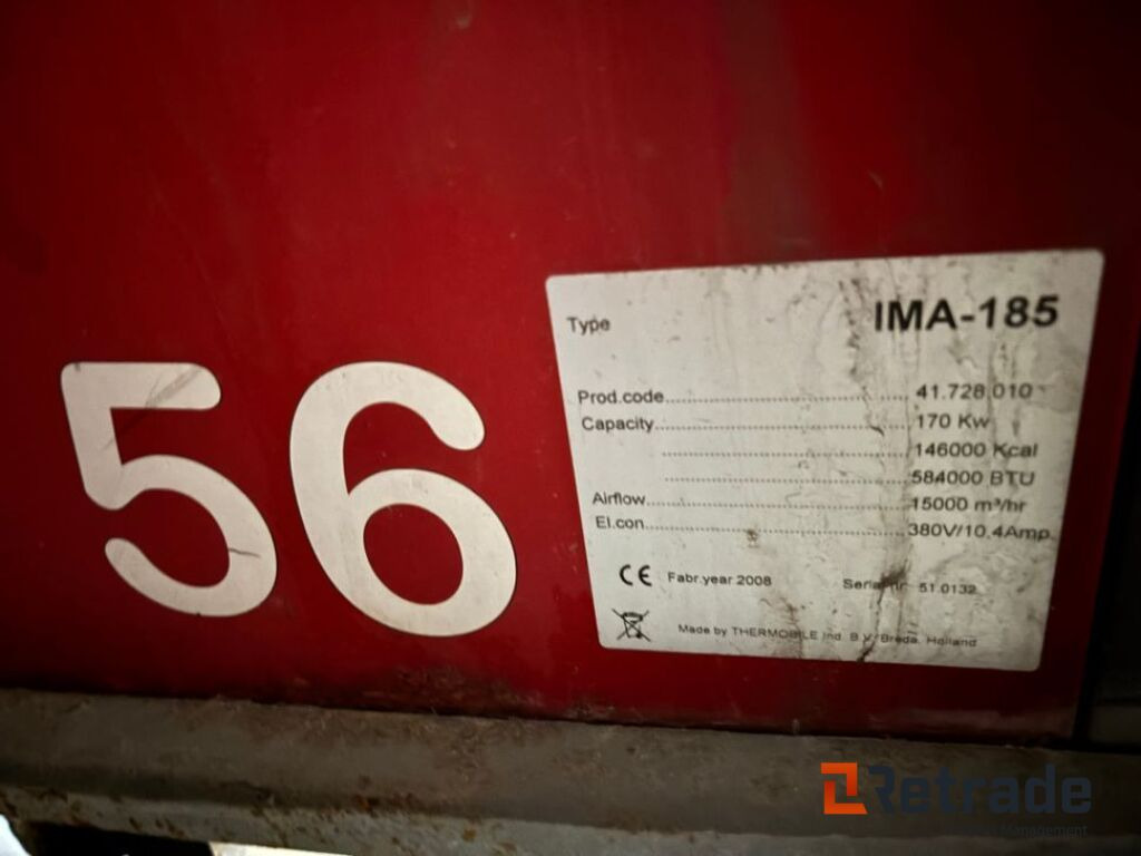 Thermobile IMA-185 Mobil Varmekanon - Industrial equipment: picture 2 Thermobile IMA-185 Mobil Varmekanon - Industrial equipment: picture 2