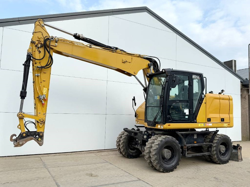 Cat M314 07A - Triple Boom / Automatic Greasing - Wheel excavator: picture 2 Cat M314 07A - Triple Boom / Automatic Greasing - Wheel excavator: picture 2