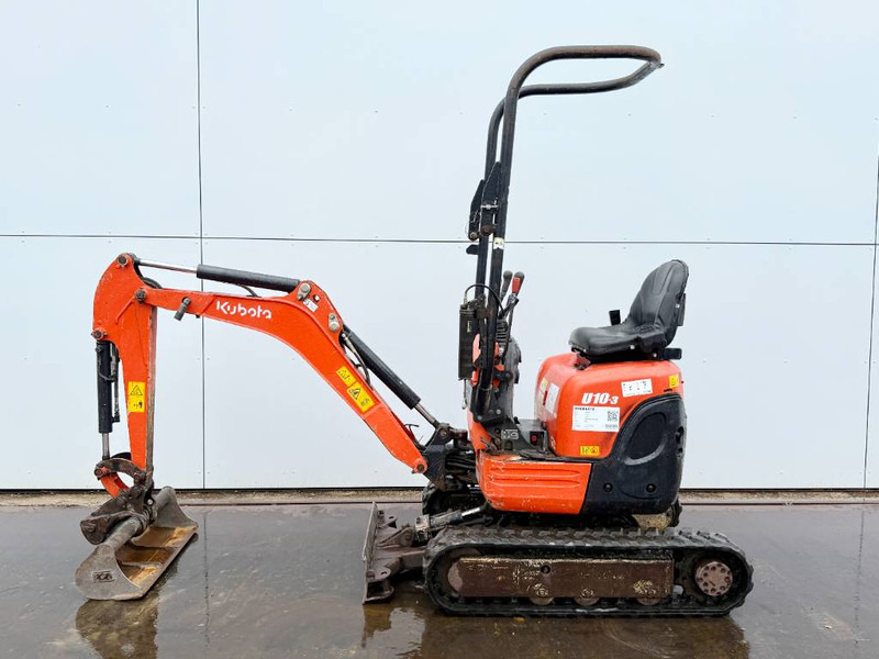 Kubota U10-3 - Hydr. Undercarriage / Hammer Lines - Mini excavator: picture 1 Kubota U10-3 - Hydr. Undercarriage / Hammer Lines - Mini excavator: picture 1
