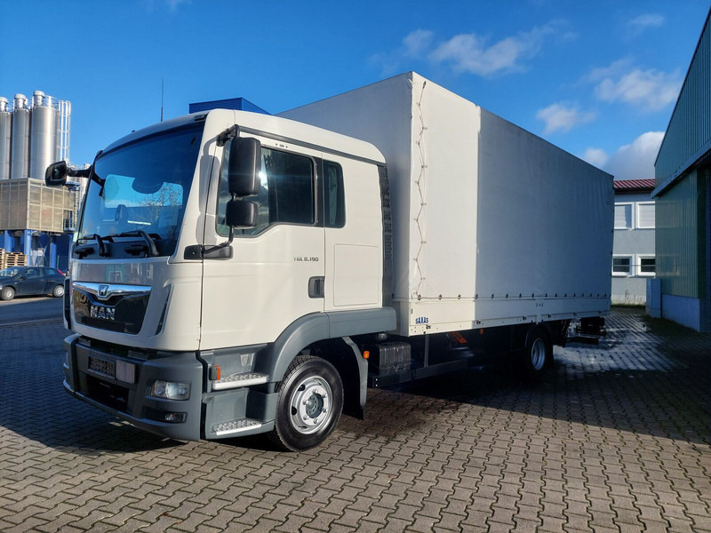 MAN TGL 8.190 L 4x2 Euro 6 Plane gFH LBW AHK (16) - Curtainsider truck: picture 1 MAN TGL 8.190 L 4x2 Euro 6 Plane gFH LBW AHK (16) - Curtainsider truck: picture 1