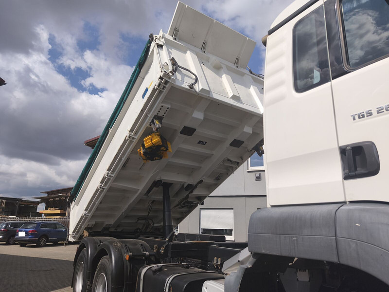 Tipper MAN TGS 26.400 6x6 GL Meiller Dreiseitenkipper Bordmatik Plane Euro: picture 19
