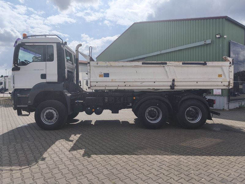 Tipper MAN TGS 26.400 6x6 GL Meiller Dreiseitenkipper Bordmatik Plane Euro: picture 9