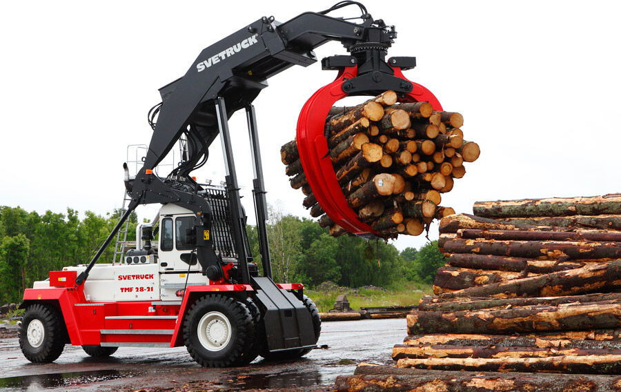 Svetruck TMF 12/9 HB / 1 Owner / Elme Spreader / Wood LOG A RM - Reach stacker: picture 3 Svetruck TMF 12/9 HB / 1 Owner / Elme Spreader / Wood LOG A RM - Reach stacker: picture 3