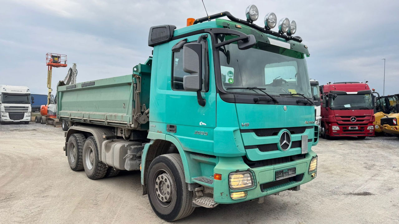 Mercedes-Benz Actros 2655 6x4 meiller bordmatic tipper - retarder - V8 - Tipper: picture 3 Mercedes-Benz Actros 2655 6x4 meiller bordmatic tipper - retarder - V8 - Tipper: picture 3