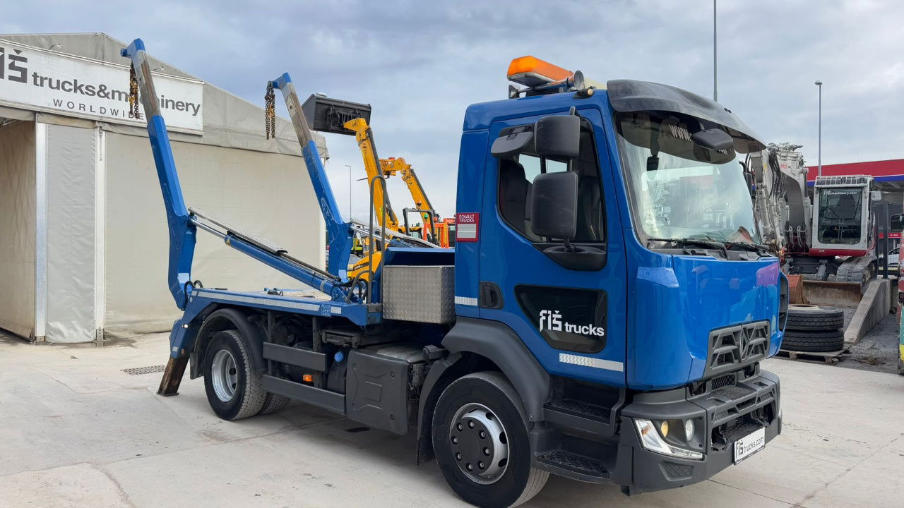 Container transporter/ Swap body truck Renault 16.280 4X2 meiller absetz tipper: picture 10