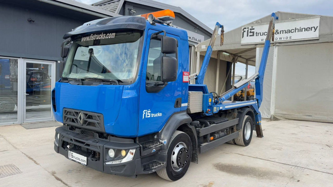 Container transporter/ Swap body truck Renault 16.280 4X2 meiller absetz tipper: picture 9