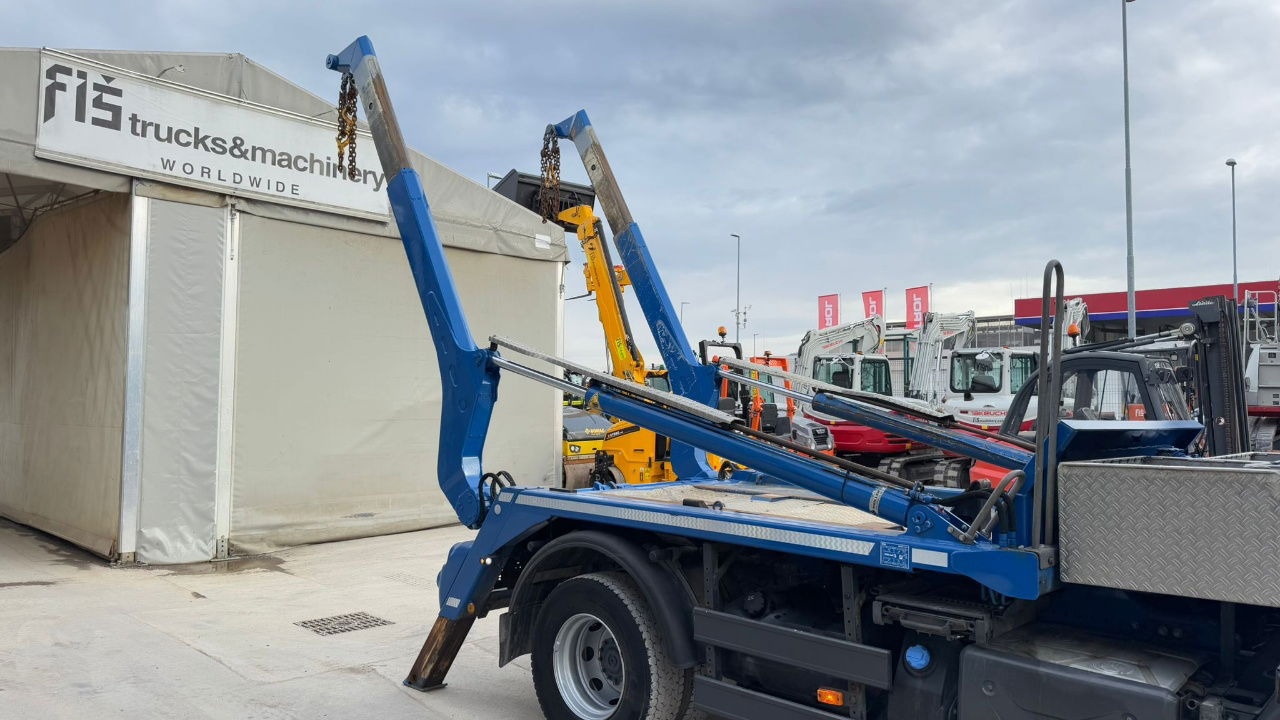Container transporter/ Swap body truck Renault 16.280 4X2 meiller absetz tipper: picture 11