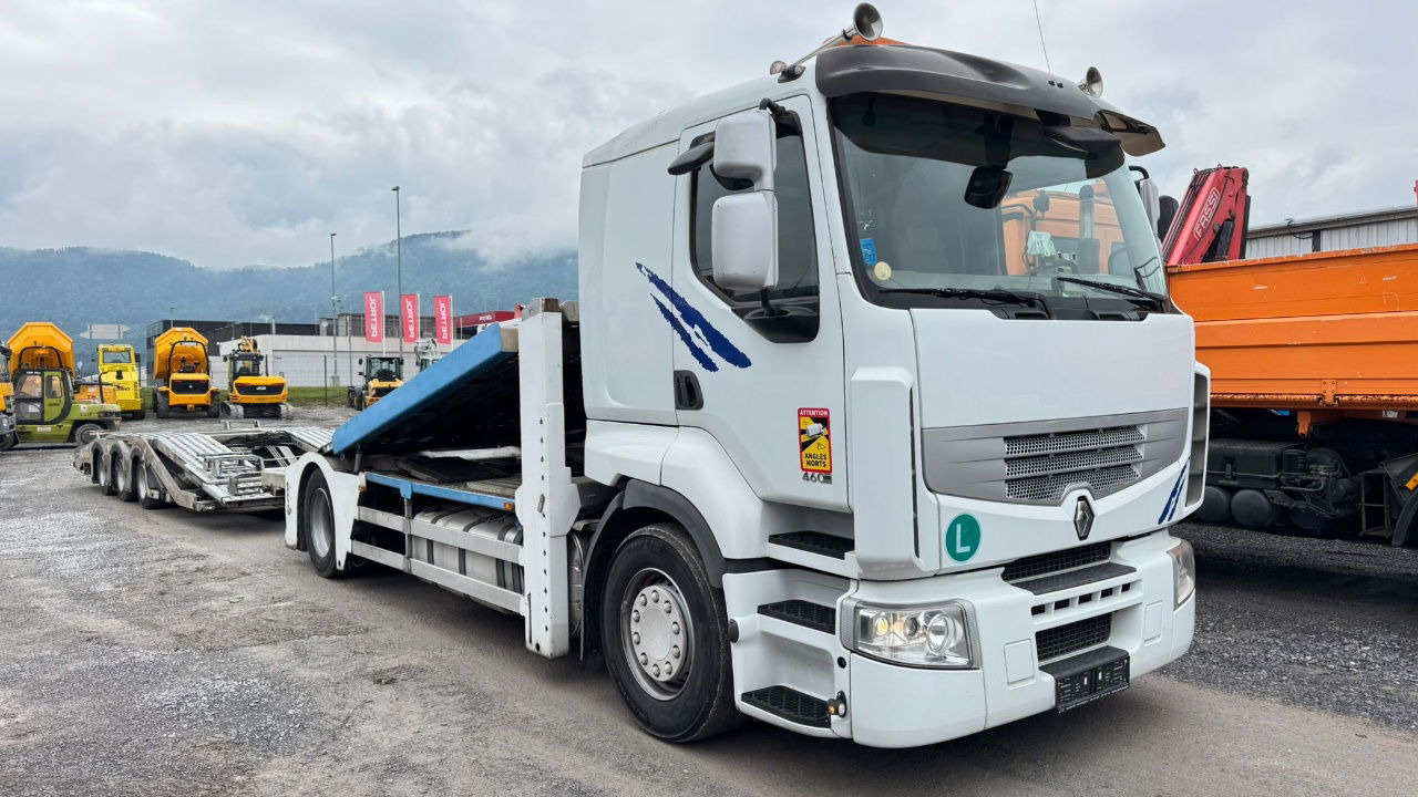 Renault Premium 460 4x2 LKW transporter + rolfo trailer - Autotransporter truck: picture 3 Renault Premium 460 4x2 LKW transporter + rolfo trailer - Autotransporter truck: picture 3