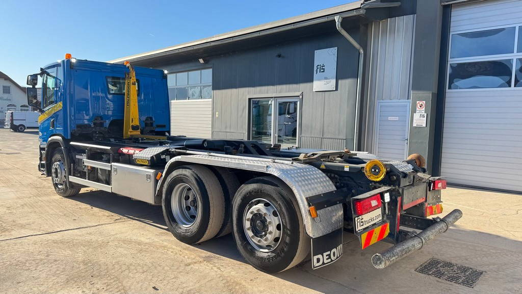 Container transporter/ Swap body truck Scania P 360 6x2 palfinger abroll tipper - steering axle: picture 6