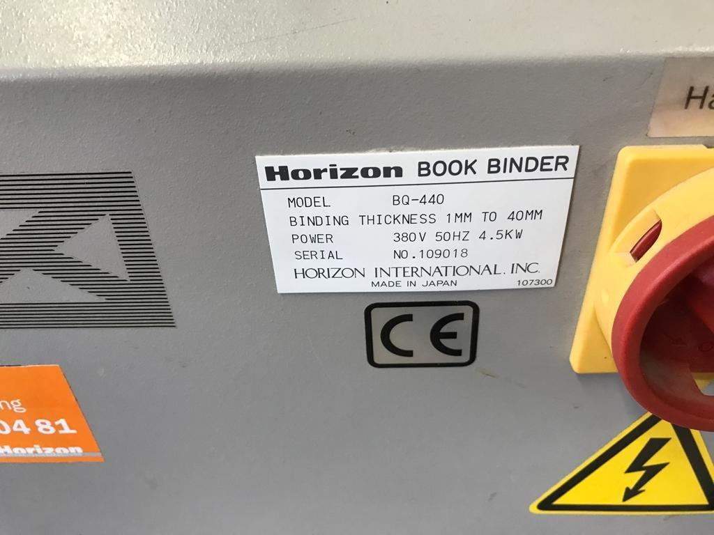 Binding machine Four Clamp Perfect binder Horizon BQ 440: picture 11 Binding machine Four Clamp Perfect binder Horizon BQ 440: picture 11
