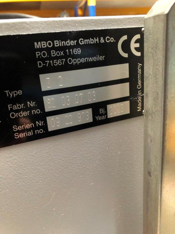 Folding machine MBO Z2 mobile, 180° rotatable cross-fold unit with navigator control: picture 6 Folding machine MBO Z2 mobile, 180° rotatable cross-fold unit with navigator control: picture 6