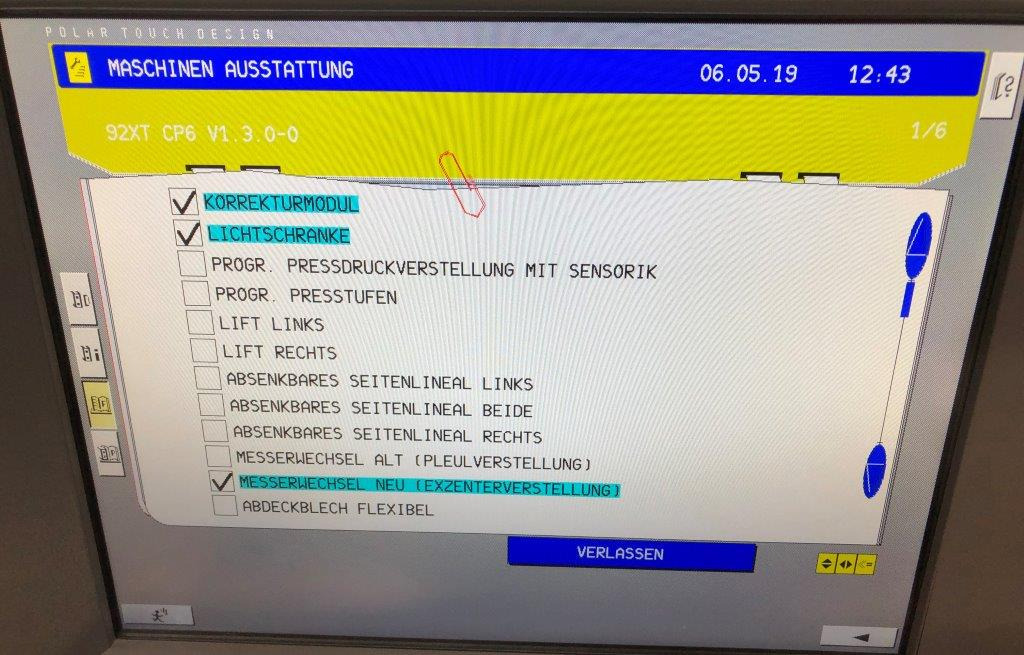 Polar 92 XT high-speed cutting line with RA-2 vibrator, optional LW 450 lift and counting scale - Paper cutting machine: picture 4 Polar 92 XT high-speed cutting line with RA-2 vibrator, optional LW 450 lift and counting scale - Paper cutting machine: picture 4