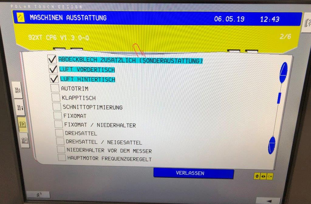 Polar 92 XT high-speed cutting line with RA-2 vibrator, optional LW 450 lift and counting scale - Paper cutting machine: picture 5 Polar 92 XT high-speed cutting line with RA-2 vibrator, optional LW 450 lift and counting scale - Paper cutting machine: picture 5