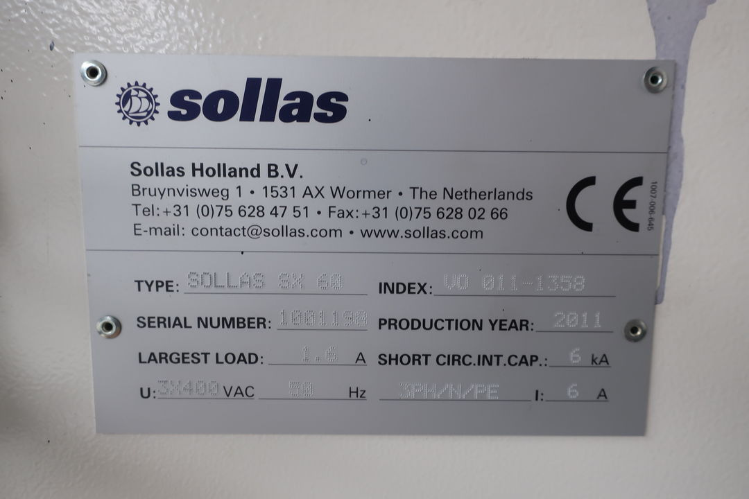 Packaging machinery Sollas SX 60 film wrapping machine with moen maskinbyg pick and place feeder: picture 6