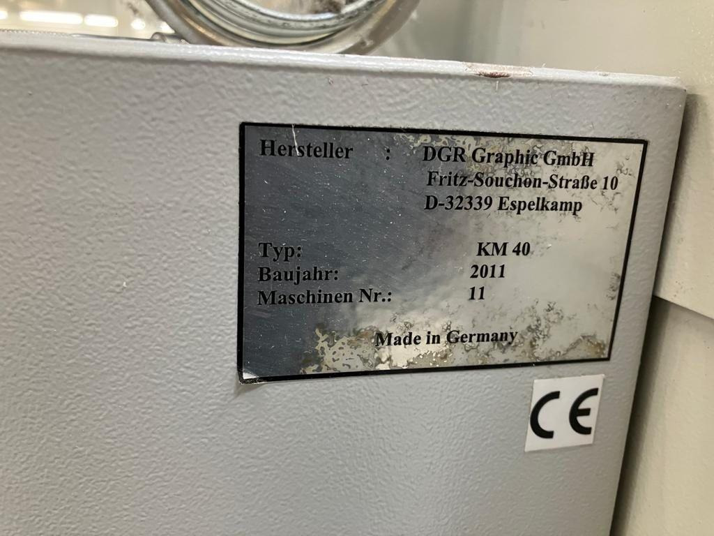 Book on Demand Perfect Binder - spine gluing station DGR Graphic KM 40 - Binding machine: picture 5 Book on Demand Perfect Binder - spine gluing station DGR Graphic KM 40 - Binding machine: picture 5