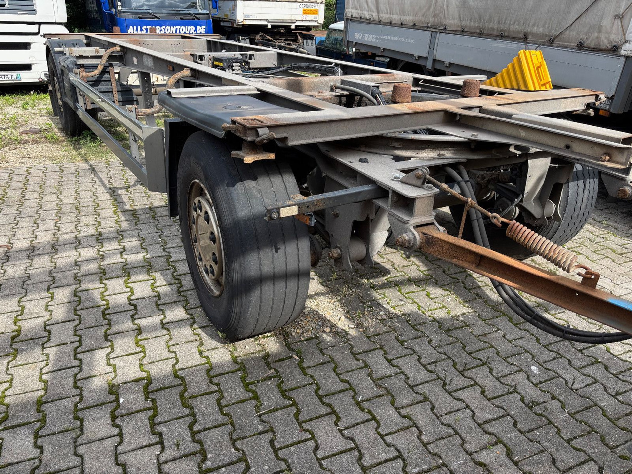 Schmitz Cargobull AWF 18 Containeraufbau/VERZINKT/Scheibe - Container transporter/ Swap body trailer: picture 1 Schmitz Cargobull AWF 18 Containeraufbau/VERZINKT/Scheibe - Container transporter/ Swap body trailer: picture 1