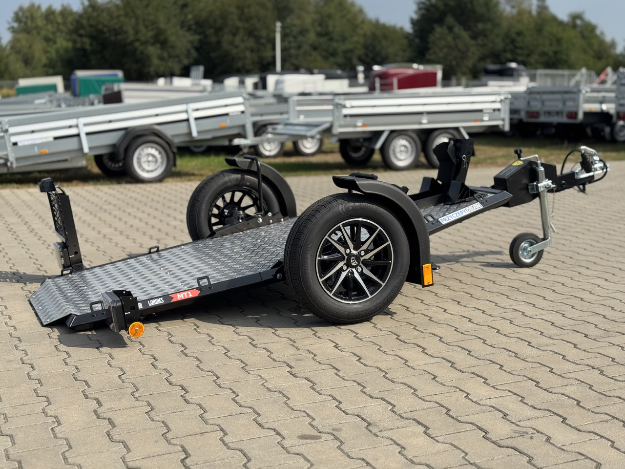 LORRIES MT-1 - przyczepa do przewozu 1 motocykla - Motorcycle trailer: picture 2 LORRIES MT-1 - przyczepa do przewozu 1 motocykla - Motorcycle trailer: picture 2