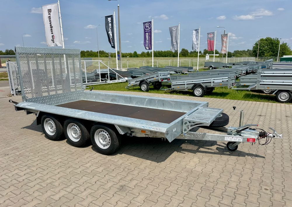 NIEWIADÓW KN401835T - 400 x 185 cm | 2570kg ładowności | trap stalowy | 3-osiowa budowlanka - Plant trailer: picture 1 NIEWIADÓW KN401835T - 400 x 185 cm | 2570kg ładowności | trap stalowy | 3-osiowa budowlanka - Plant trailer: picture 1