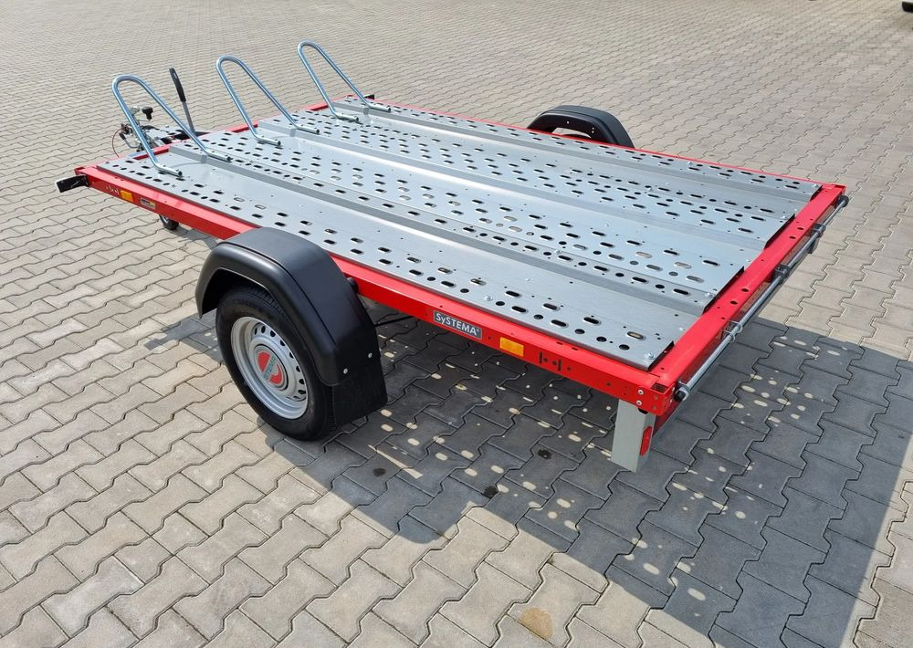 New Motorcycle trailer STEMA STM 02 10-25-15.1 red | 251x153 cm 3 motocykle | DMC 1000kg: picture 7