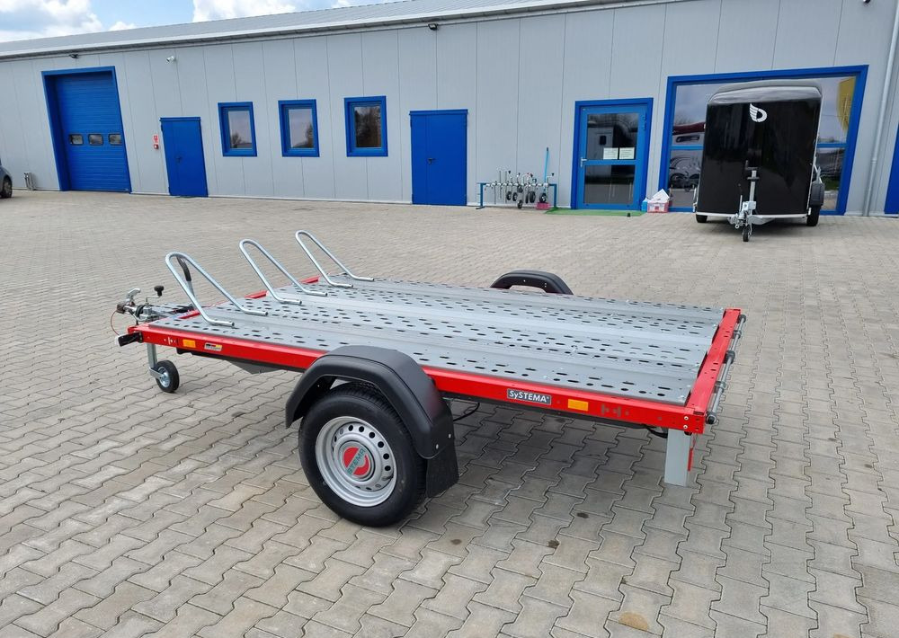 New Motorcycle trailer STEMA STM 02 10-25-15.1 red | 251x153 cm 3 motocykle | DMC 1000kg: picture 6
