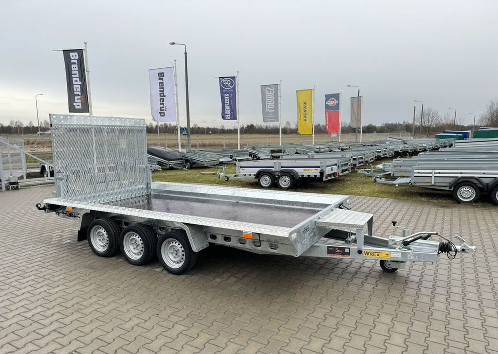 WIOLA Wiola B3540 MAX - 400 x 170 cm | 2546kg ładowności | trap stalowy | 3-osiowa budowlanka - Plant trailer: picture 1 WIOLA Wiola B3540 MAX - 400 x 170 cm | 2546kg ładowności | trap stalowy | 3-osiowa budowlanka - Plant trailer: picture 1