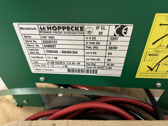 Hoppecke 8488827 | Trak Basic 24V25A sn. 53225727 Year 2011 80A Rema battery con Trak Basic 24V25A sn. 53225727 Year 2011 80A Rema battery connector - Battery for Material handling equipment: picture 2 Hoppecke 8488827 | Trak Basic 24V25A sn. 53225727 Year 2011 80A Rema battery con Trak Basic 24V25A sn. 53225727 Year 2011 80A Rema battery connector - Battery for Material handling equipment: picture 2