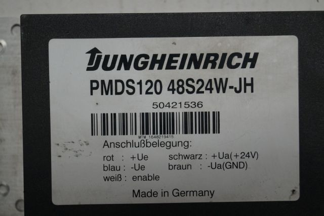 Jungheinrich 50421536 | Transformer 48V-24V PMDS120 48S 24W-JH snn. MTR164821941 Transformer 48V-24V PMDS120 48S 24W-JH snn. MTR1648219415 - Electrical system for Material handling equipment: picture 2 Jungheinrich 50421536 | Transformer 48V-24V PMDS120 48S 24W-JH snn. MTR164821941 Transformer 48V-24V PMDS120 48S 24W-JH snn. MTR1648219415 - Electrical system for Material handling equipment: picture 2
