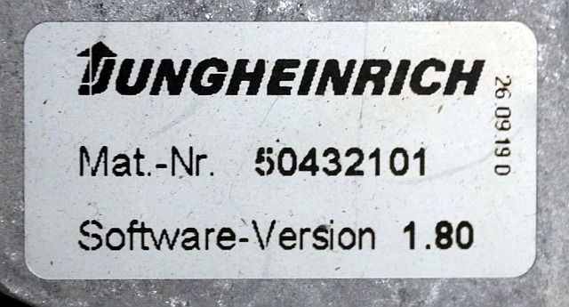 Jungheinrich 50421660 | rij regeling drive controller AS4814 Plus Index 0 504321 - ECU for Material handling equipment: picture 3 Jungheinrich 50421660 | rij regeling drive controller AS4814 Plus Index 0 504321 - ECU for Material handling equipment: picture 3
