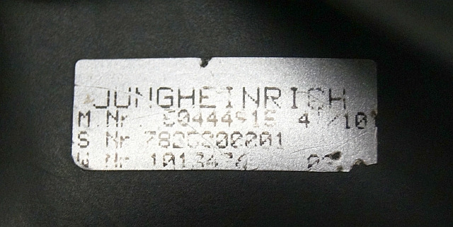 Jungheinrich 50444915 | Control levers with side shift function for ETV year 200 - Electrical system for Material handling equipment: picture 4 Jungheinrich 50444915 | Control levers with side shift function for ETV year 200 - Electrical system for Material handling equipment: picture 4