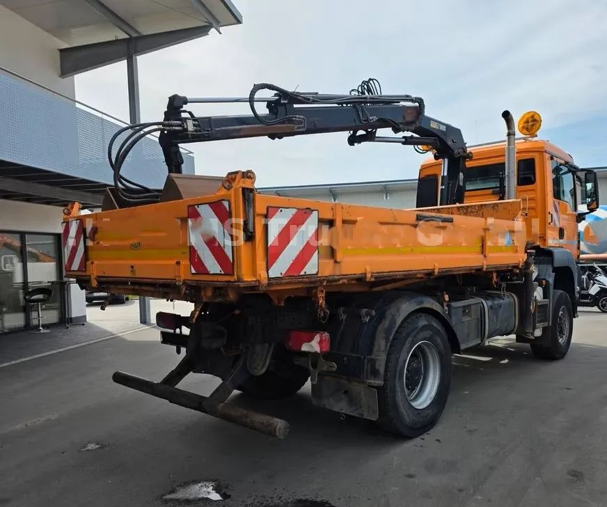 Tipper MAN TGS 18.320 4x4 – Wywrotka trójstronna Meiller + Kran HIAB | Komunalny | Euro 5: picture 9 Tipper MAN TGS 18.320 4x4 – Wywrotka trójstronna Meiller + Kran HIAB | Komunalny | Euro 5: picture 9