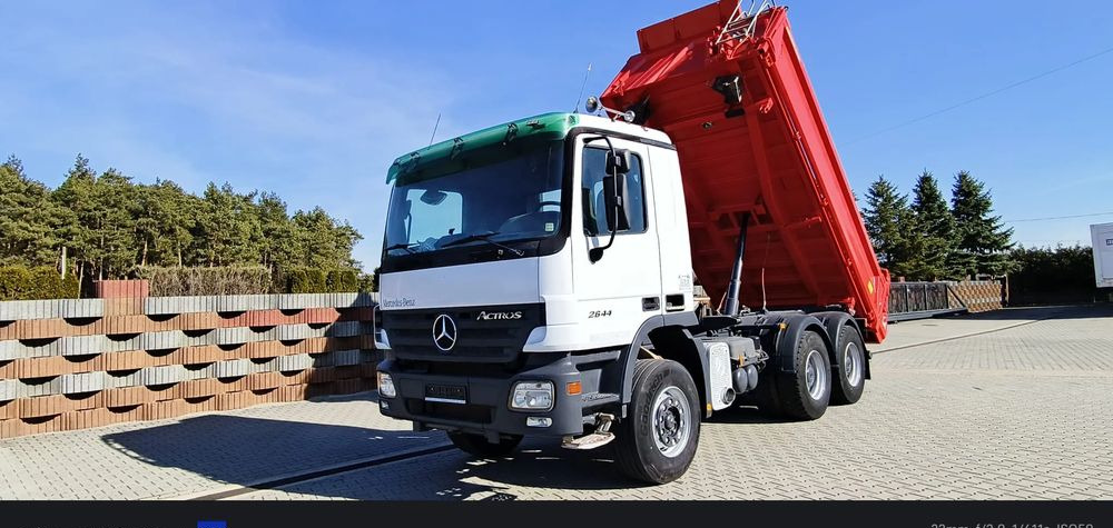 Mercedes-Benz Mercedes-Benz Actros 2644 K/ 6x4 / Meiller Retarder /Wywrotka/Euro 3 - Tipper: picture 1 Mercedes-Benz Mercedes-Benz Actros 2644 K/ 6x4 / Meiller Retarder /Wywrotka/Euro 3 - Tipper: picture 1