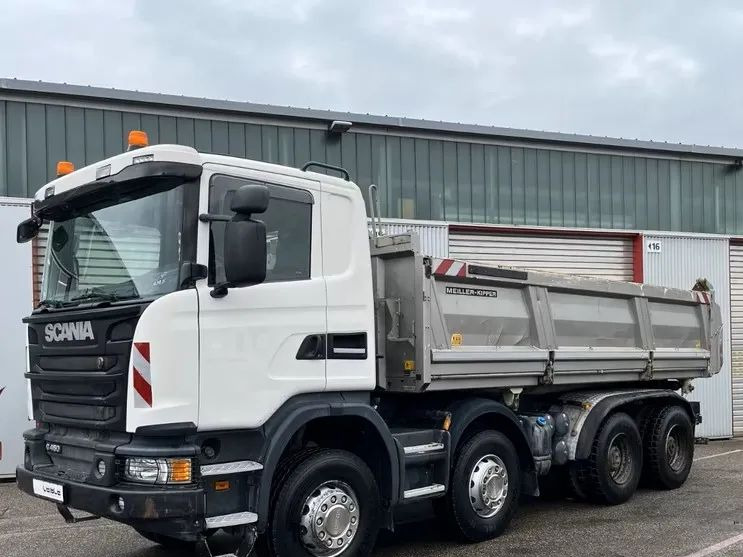 Tipper Scania G 450 8x4 | Meiller Bordmatik Wywrotka trójstronna  | Retarder | 298.000 km!!!! | Euro 6 |1 właściciel: picture 13