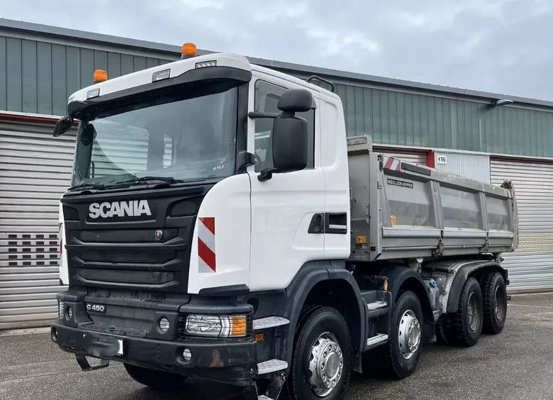 Tipper Scania G 450 8x4 | Meiller Bordmatik Wywrotka trójstronna  | Retarder | 298.000 km!!!! | Euro 6 |1 właściciel: picture 8