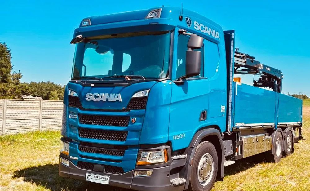 Scania R 500 6x2 z żurawiem Fassi F 215 AS – 2019 – Euro 6 –Retarder -Oś skrętna - Gotowa do pracy! - Crane truck, Dropside/ Flatbed truck: picture 1 Scania R 500 6x2 z żurawiem Fassi F 215 AS – 2019 – Euro 6 –Retarder -Oś skrętna - Gotowa do pracy! - Crane truck, Dropside/ Flatbed truck: picture 1