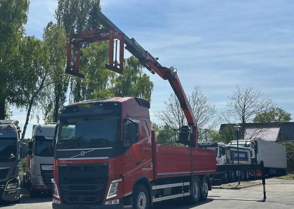 Dropside/ Flatbed truck, Crane truck Volvo FH460 6x2 oś podnoszona  – HDS Palfinger PK18.001L SLD3 / Euro 6C /  147 000 km!: picture 8