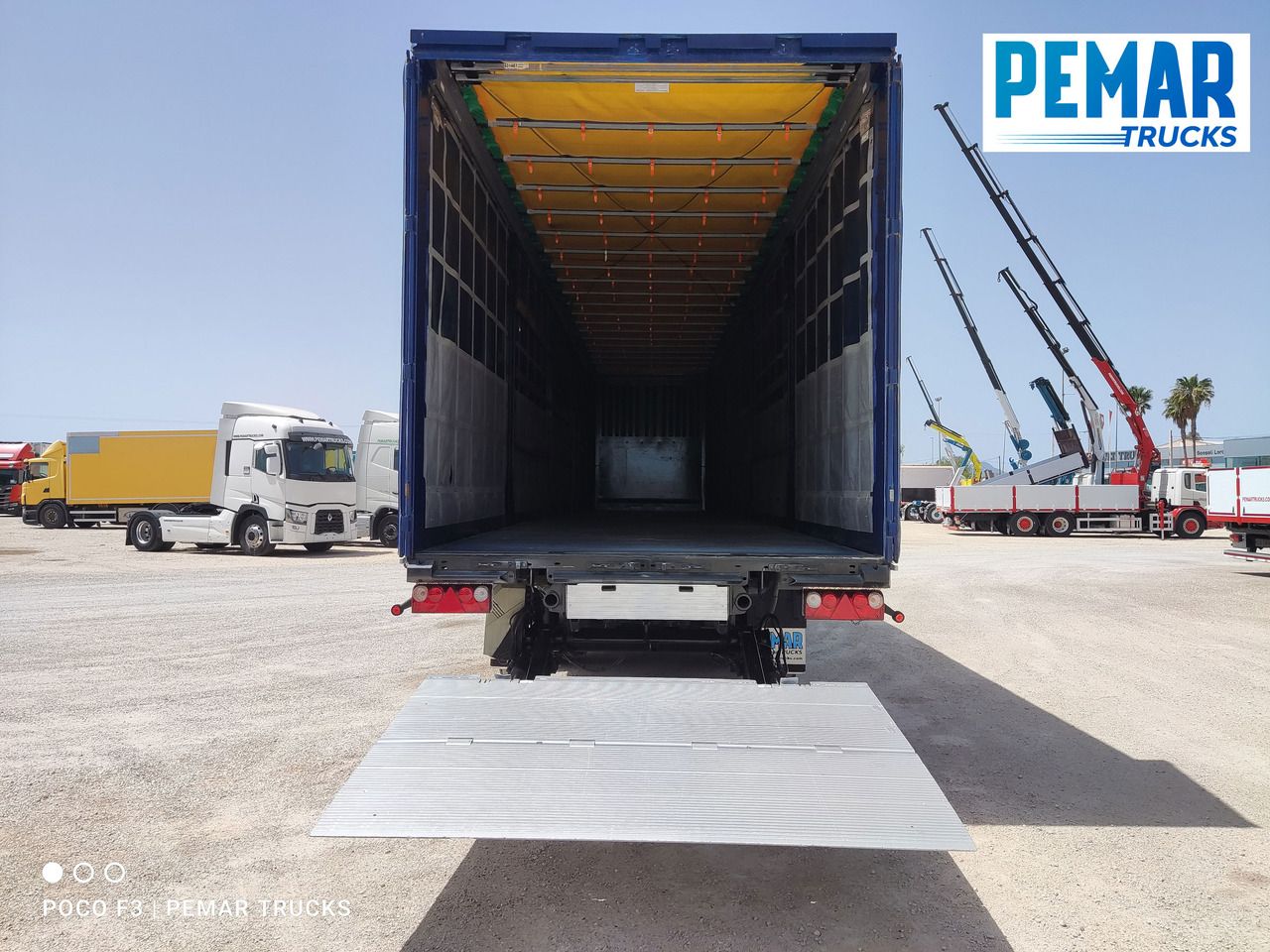 Curtainsider semi-trailer KRONE SD TAUTLINER PLATAFORMA ELEVADORA: picture 17 Curtainsider semi-trailer KRONE SD TAUTLINER PLATAFORMA ELEVADORA: picture 17
