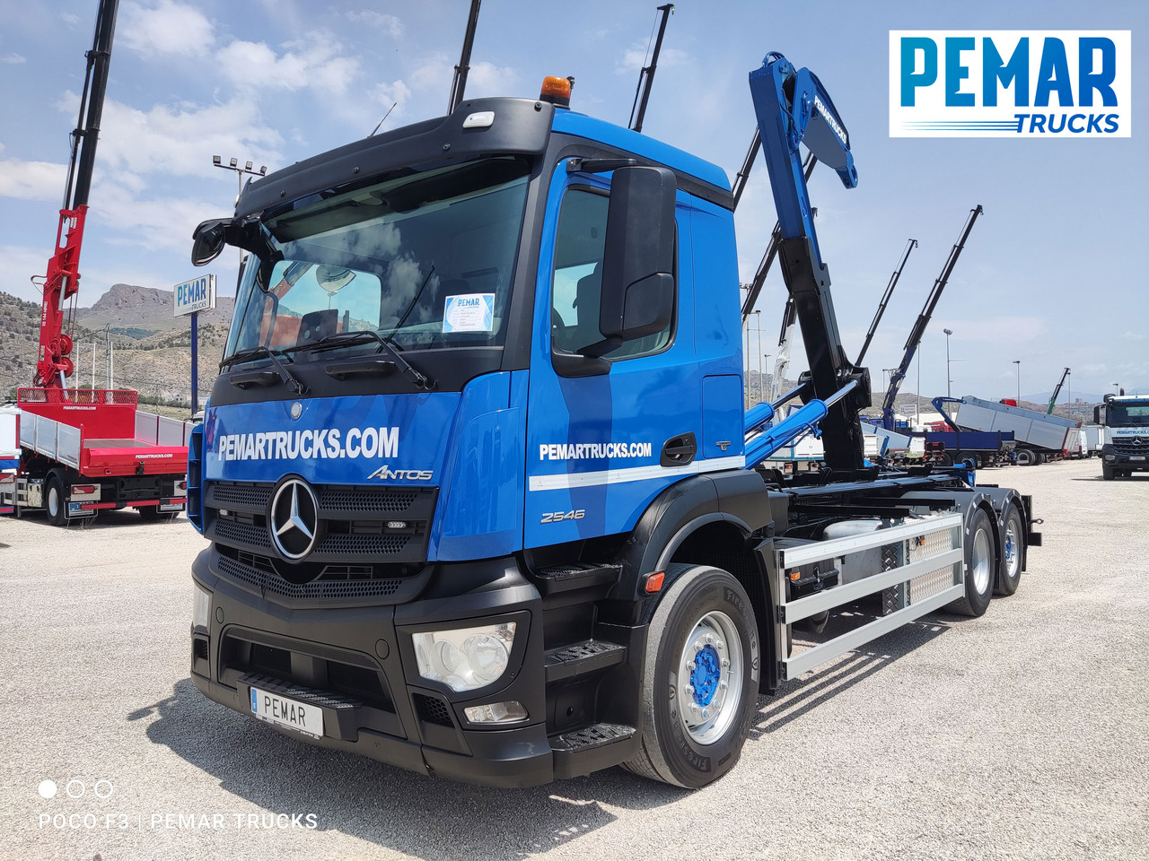 Container transporter/ Swap body truck MERCEDES-BENZ ANTOS 2546 6X2 MULTILIFT: picture 15