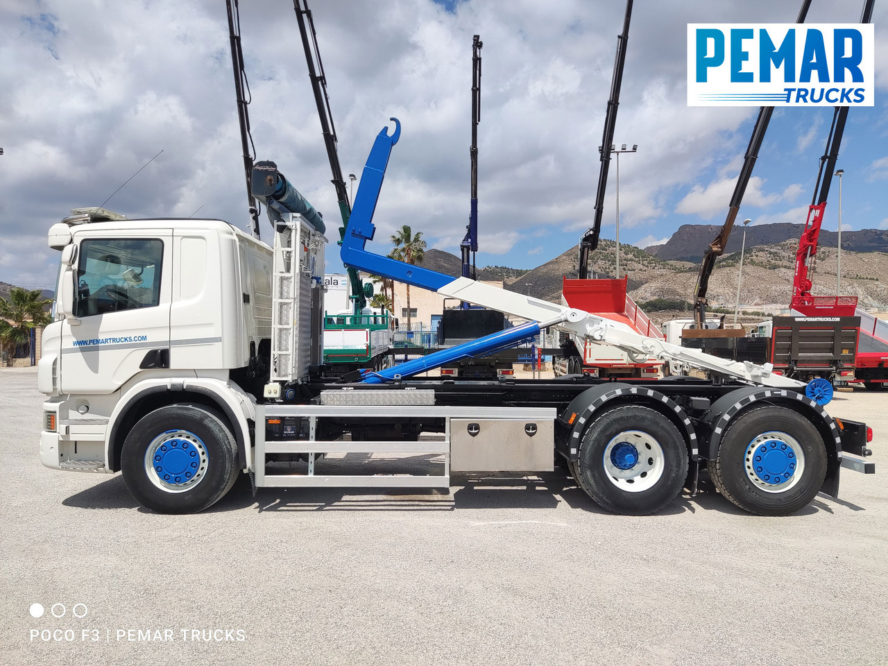Container transporter/ Swap body truck SCANIA P 400 6X2 MULTILIFT EURO 5: picture 19