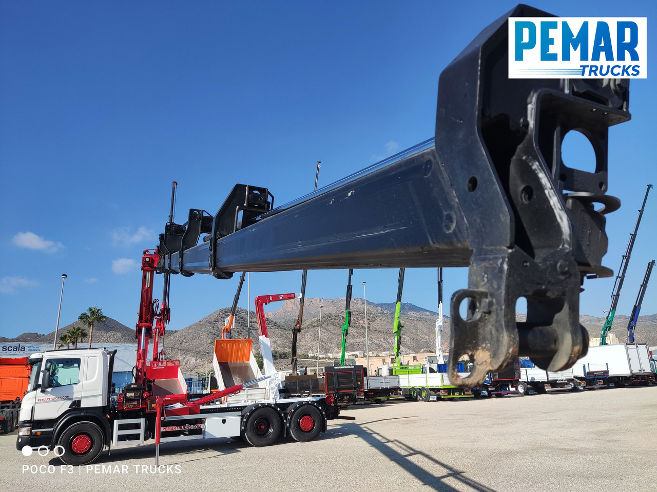 Crane truck SCANIA P 420 GRUA GANCHO MULTILIFT 6X2: picture 27