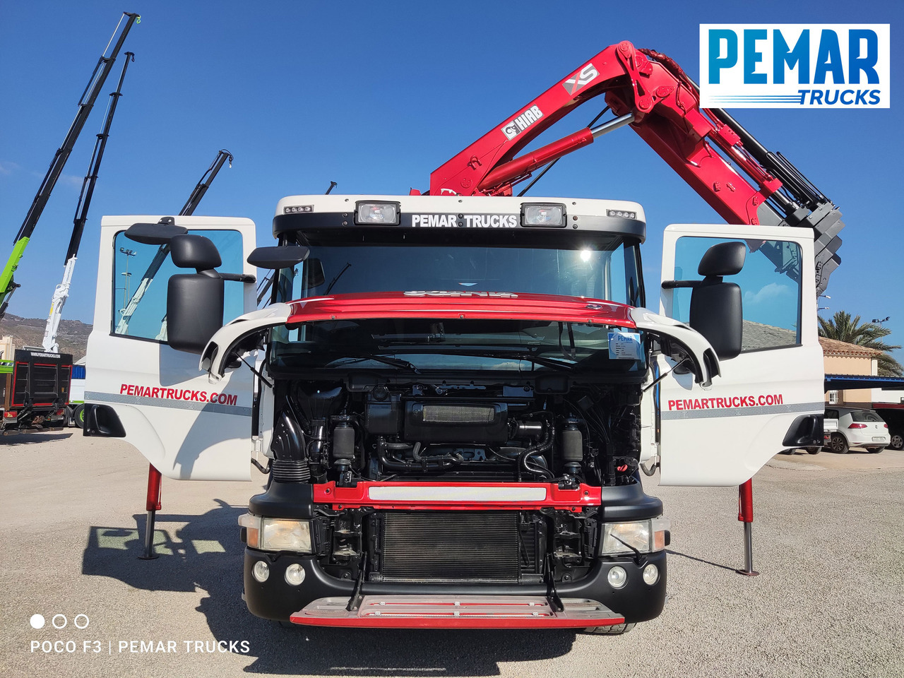 Crane truck SCANIA P 420 GRUA GANCHO MULTILIFT 6X2: picture 42