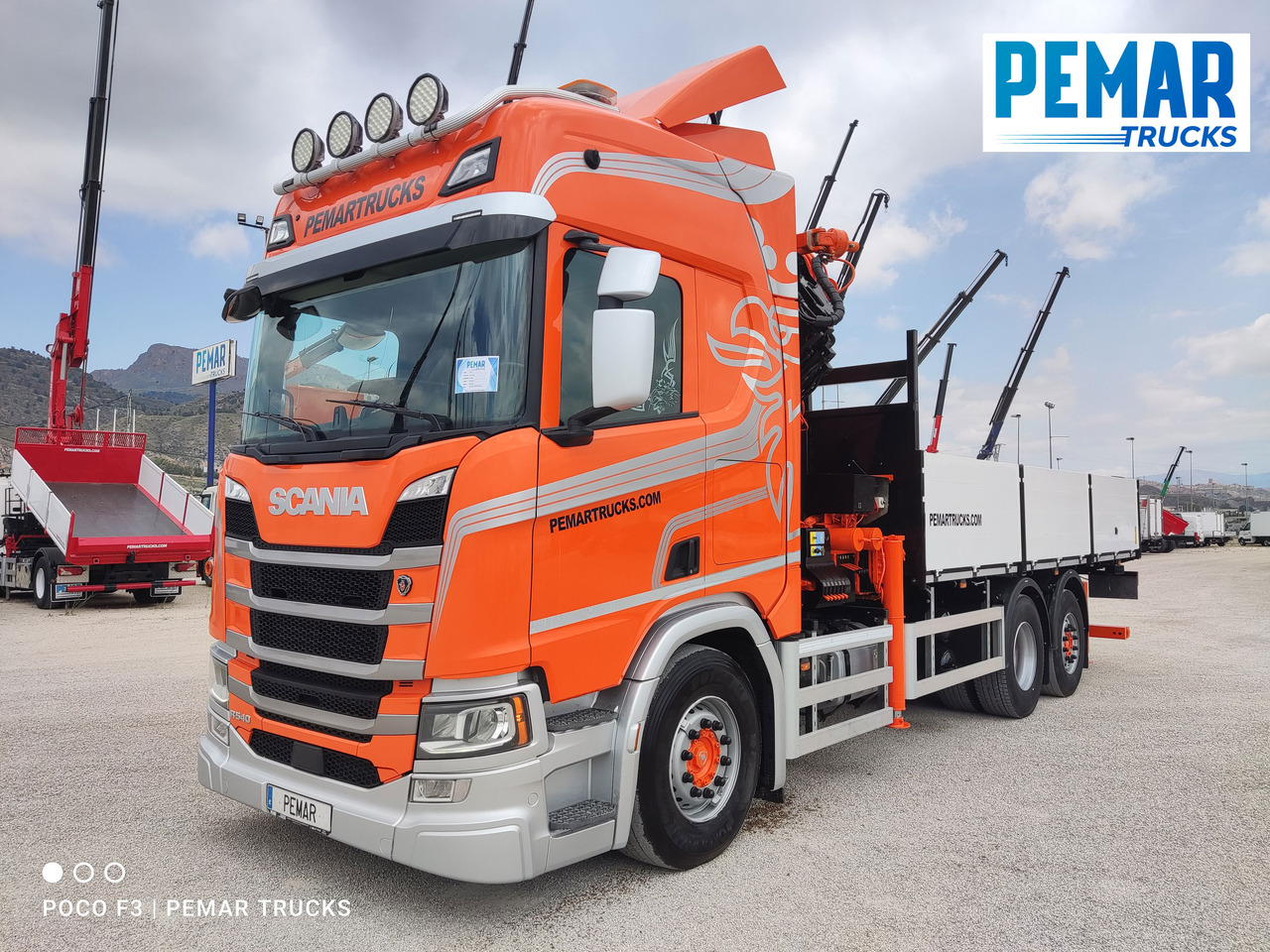 SCANIA R 540 6X2 GRUA CAJA FIJA - Dropside/ Flatbed truck, Crane truck: picture 2 SCANIA R 540 6X2 GRUA CAJA FIJA - Dropside/ Flatbed truck, Crane truck: picture 2