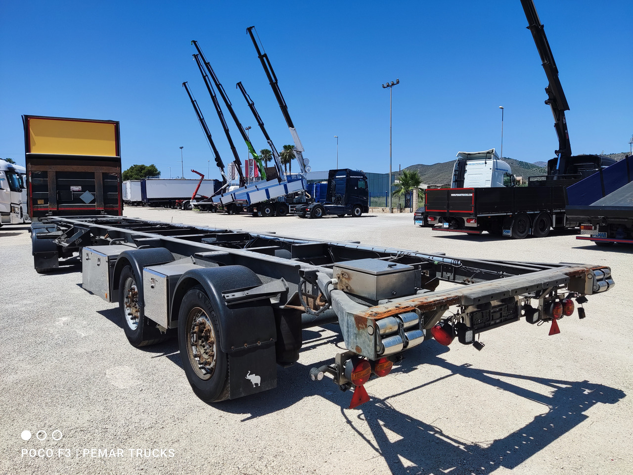 SCHMITZ CARGOBULL KO36 CHASIS MEGATRAILER 4 ejes - Chassis trailer: picture 3 SCHMITZ CARGOBULL KO36 CHASIS MEGATRAILER 4 ejes - Chassis trailer: picture 3