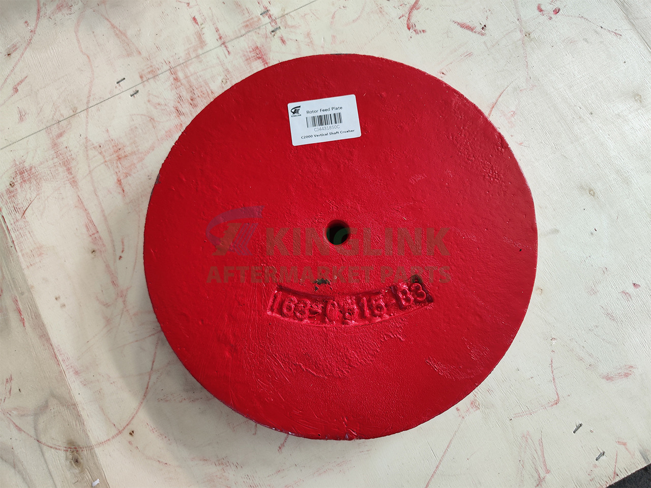 KINGLINK VSI Crusher Spare Parts Rotor Feed Plate Cj4431850c for Terex Canica2000dd 2000SD - Spare parts for Construction machinery: picture 2 KINGLINK VSI Crusher Spare Parts Rotor Feed Plate Cj4431850c for Terex Canica2000dd 2000SD - Spare parts for Construction machinery: picture 2