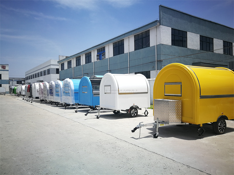 YOWON small fiberglass food vending trailer hot dog cart for Europe - Vending trailer: picture 3 YOWON small fiberglass food vending trailer hot dog cart for Europe - Vending trailer: picture 3